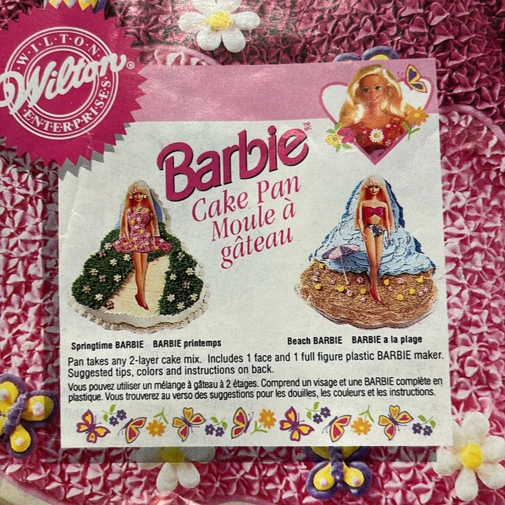 VTG 1995 Wilton Mattel‎ Barbie Cake Pan 2105-3500